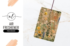 Artistic Floral Field On Beige Background Design Product Image 1
