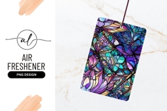 Abstract Floral Stained Glass Seamless Pattern Product Image 1