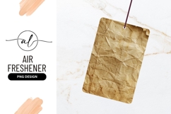 Crumpled Aged Paper Texture Air Freshener Product Image 1