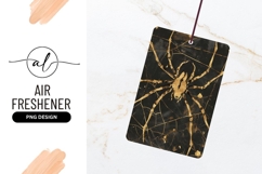 Golden Spider Web On Dark Background Product Image 1