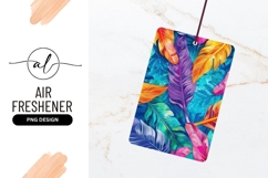 Vivid Colorful Feathers Decorative Artistic Background Product Image 1