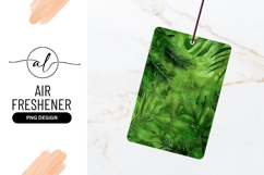 Lush Green Tropical Foliage Background Illustration Product Image 1