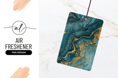 Teal And Gold Abstract Marble Texture Design Product Image 1