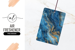 Blue And Gold Abstract Marble Texture Product Image 1