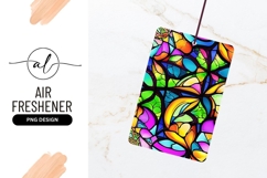 Colorful Stained Glass Window Seamless Pattern Product Image 1