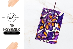 Abstract Stained Glass Floral Pattern Design Product Image 1