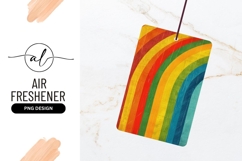 Colorful Arcs of Red Orange Yellow Green Blue on Textured Product Image 1