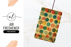 Overlapping Colorful Circles Pattern on Textured Beige Product Image 1