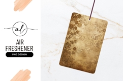 Embossed Floral Pattern on Aged Gold Background Product Image 1