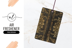 Ornate Gold and Black Book Cover Detail with Floral Design Product Image 1