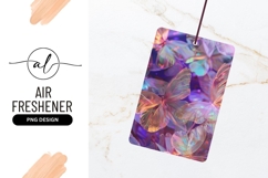 Iridescent Butterflies in Purple and Gold with Transparent Product Image 1