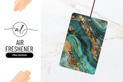 Teal and Gold Abstract Swirls and Veins Texture Background Product Image 1