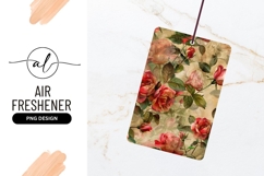 Vintage Rose Floral Pattern with Red and Pink Blooms Product Image 1