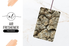 Cracked Earth Texture Close Up Earthy Tones Air Freshener Product Image 1