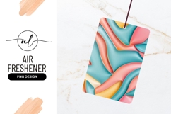 Pastel Wavy Shapes Abstract Background Texture Product Image 1