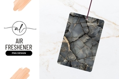 Cracked Dark Stone Texture Background For Air Freshener Png Product Image 1