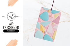 Pastel Geometric Shapes Arrangement Air Freshener Png Product Image 1