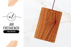 Detailed Close Up Of Polished Wood Texture Air Freshener Png Product Image 1