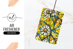 Daisy Stained Glass Air Freshener Png Product Image 1