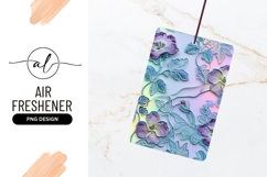 Embossed Floral Pattern Decorative Air Freshener Png Product Image 1