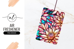 Stained Glass Floral Seamless Pattern Background Product Image 1