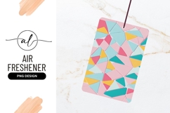 Pastel Geometric Triangle Pattern Background Design Product Image 1
