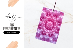 Pink Abstract Floral Air Freshener Png Product Image 1