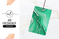Swirling Green and White Abstract Liquid Paint Texture Product Image 1