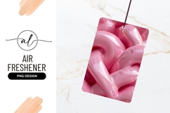 Glossy Pink Abstract Forms with Reflections and Smooth Product Image 1