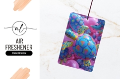 Colorful Cartoon Turtles Floating Among Pink Spheres Product Image 1