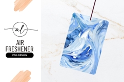 Abstract Blue Swirls with Gold Veins Fluid Art Background Product Image 1