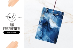 Abstract Blue and Gold Fluid Art with Vein-like Details Product Image 1