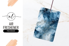 Blue and White Marble Texture with Silver Veins Product Image 1