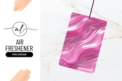 Pink Glossy Abstract Background with Wavy Lines Product Image 1