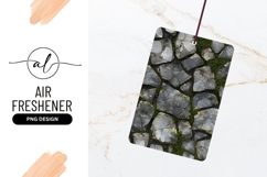Textured Stone Pavement with Green Moss Growing Product Image 1