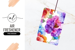 Watercolor Floral Pattern Soft Pastel Artwork Product Image 1
