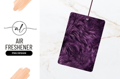 Abstract Purple Fur Texture Air Freshener Png Product Image 1