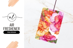 Floral Pattern With Begonia Flowers And Leaves Product Image 1