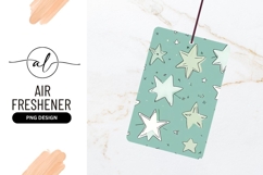 Whimsical Star Pattern Design For Air Freshener Product Image 1