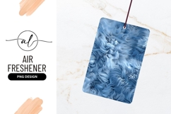 Blue Furry Abstract Air Freshener Png Design Product Image 1