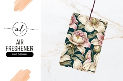 Elegant Floral Pattern Peonies Lilies Seamless Design Product Image 1