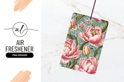 Pink Peony Flowers Seamless Floral Pattern Product Image 1