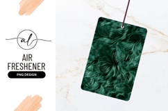 Emerald Green Abstract Flowing Hair Background Product Image 1