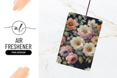 Painted Floral Arrangement With Dark Background Product Image 1