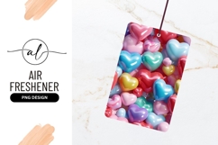 Colorful Heart Balloons Sweet Festive Background Product Image 1