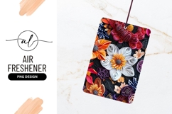 Colorful Paper Flowers Arrangement on Black Background Product Image 1