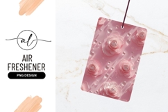 Pink Roses and Water Droplets Pattern on a Light Pink Product Image 1