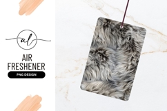 Close Up of Gray and White Fur Texture with Wavy Strands Product Image 1