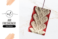 Textured white and red knitted pattern with intertwined Product Image 1