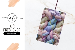 Braided Yarn Texture in Pastel Colors: Pink Blue Yellow Product Image 1